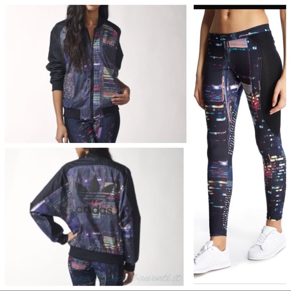 adidas Pants - ADIDAS TOKYO PRINTED SUPER JACKET & LEGGINGS SET